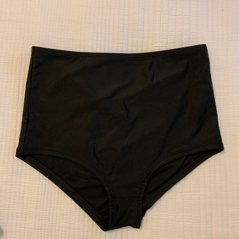 J Crew High Waisted Bikini Bottom